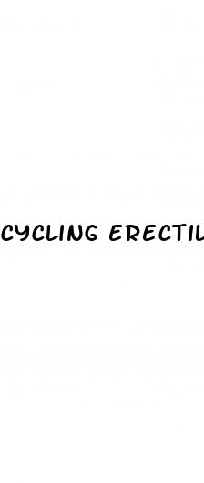 cycling erectile dysfunction reversible