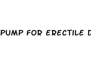 pump for erectile dysfunction