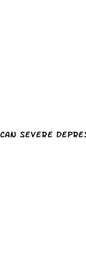 can severe depression cause erectile dysfunction