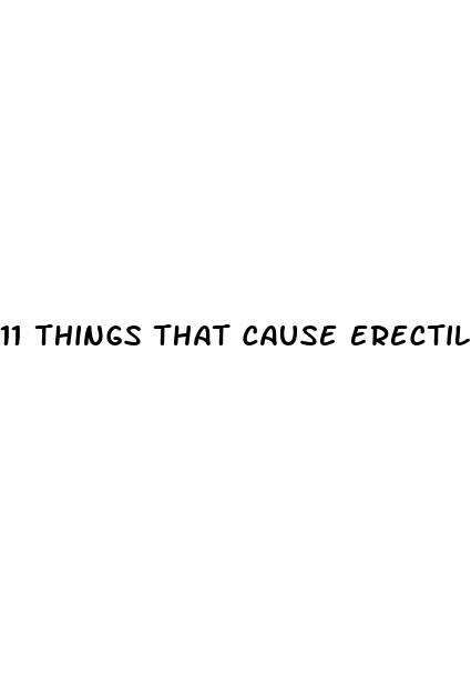 11 things that cause erectile dysfunction