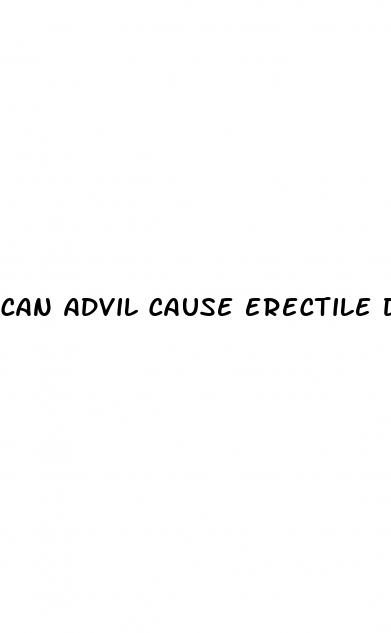 can advil cause erectile dysfunction