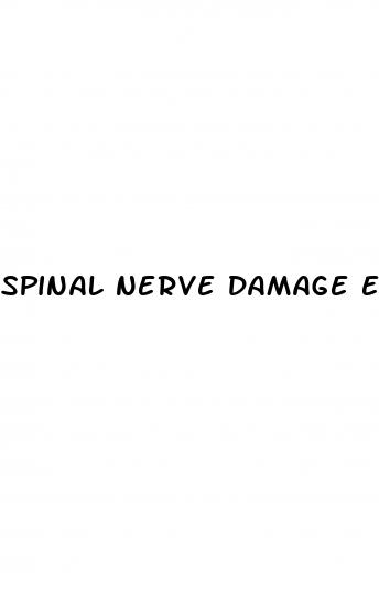spinal nerve damage erectile dysfunction