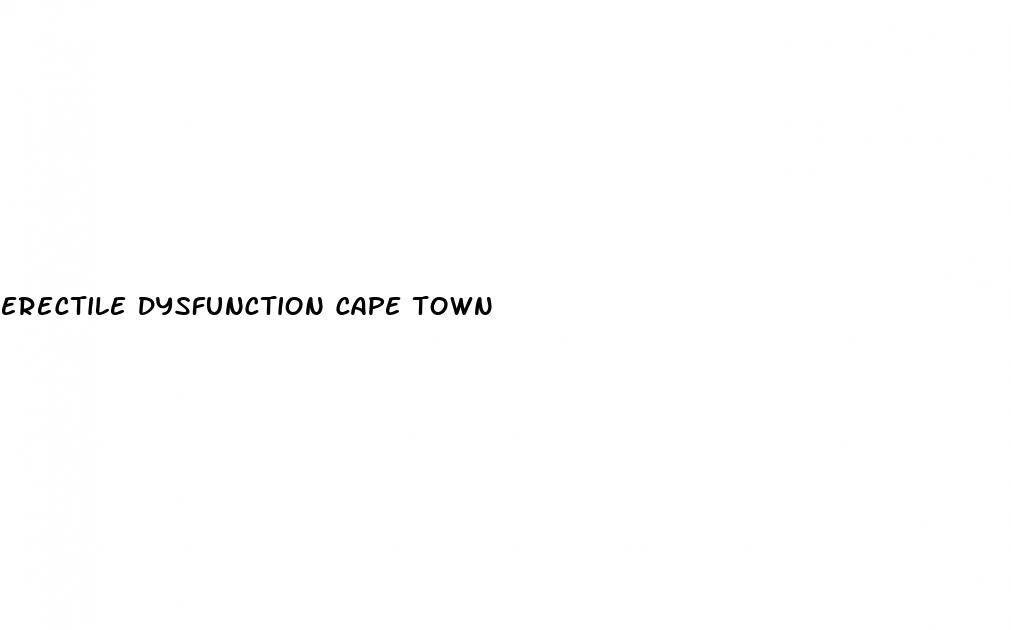 erectile dysfunction cape town