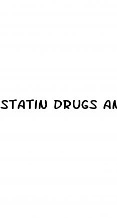 statin drugs and erectile dysfunction