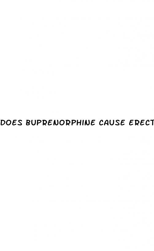 does buprenorphine cause erectile dysfunction