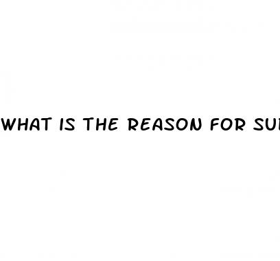 what is the reason for sudden erectile dysfunction