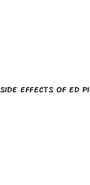 side effects of ed pills