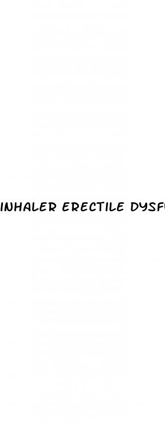 inhaler erectile dysfunction