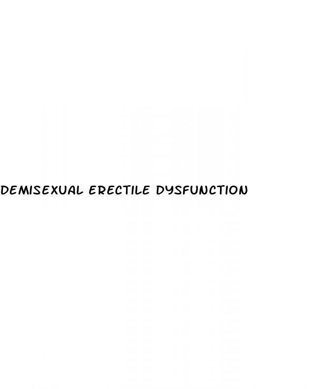 demisexual erectile dysfunction