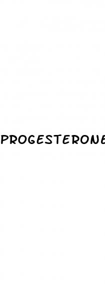 progesterone erectile dysfunction
