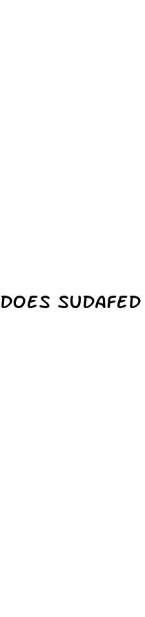 does sudafed cause erectile dysfunction