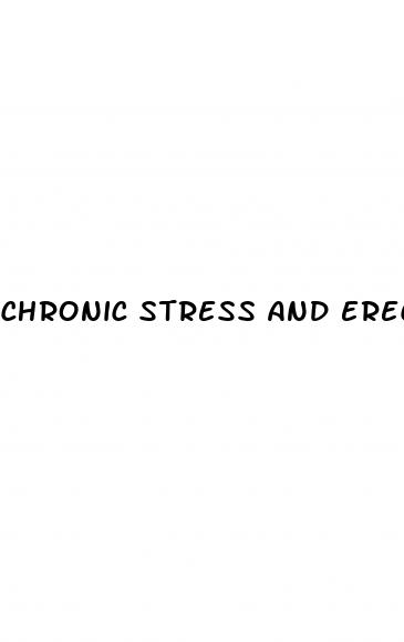 chronic stress and erectile dysfunction