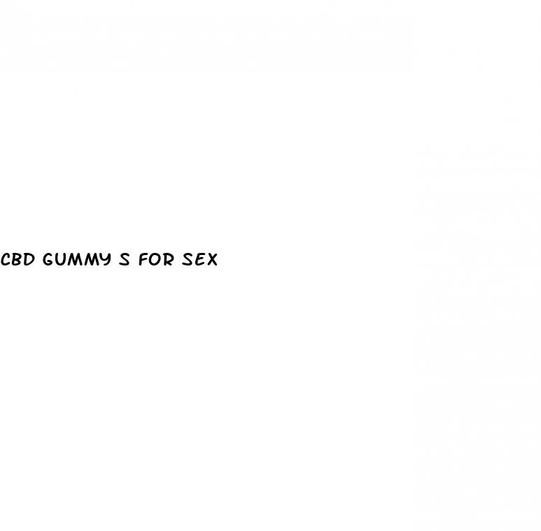 cbd gummy s for sex