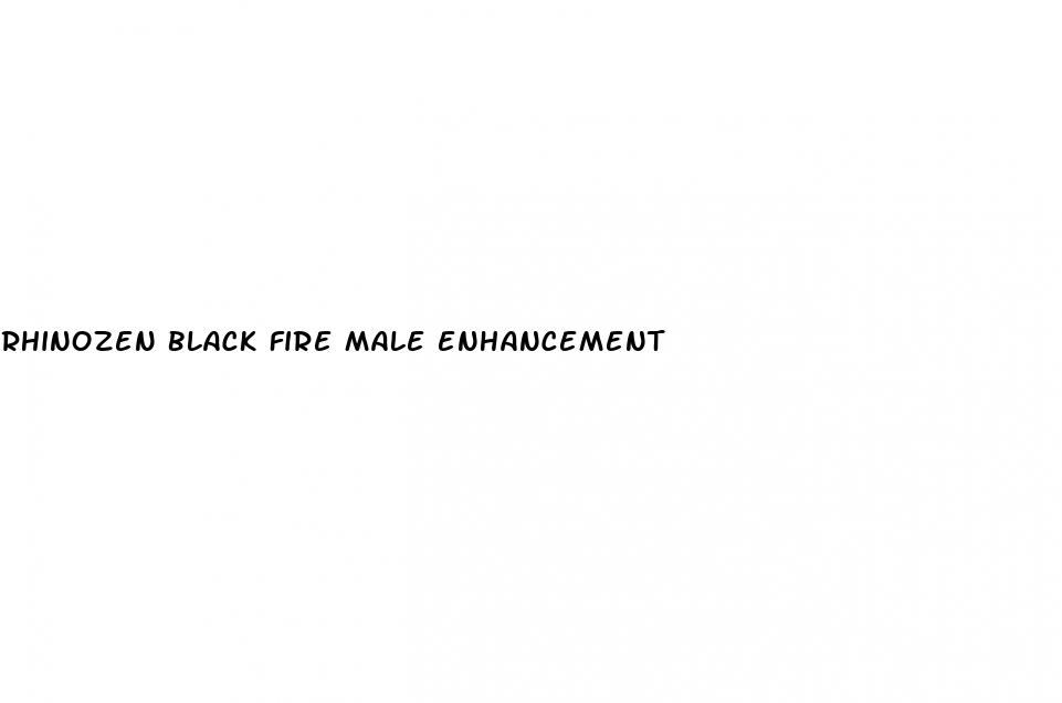 rhinozen black fire male enhancement