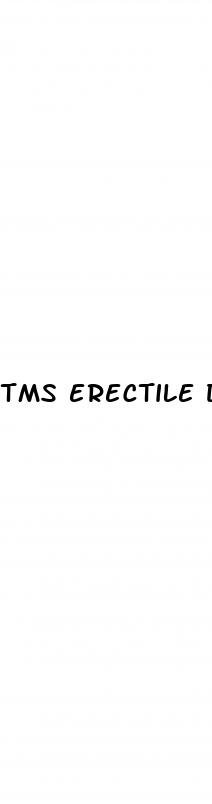 tms erectile dysfunction