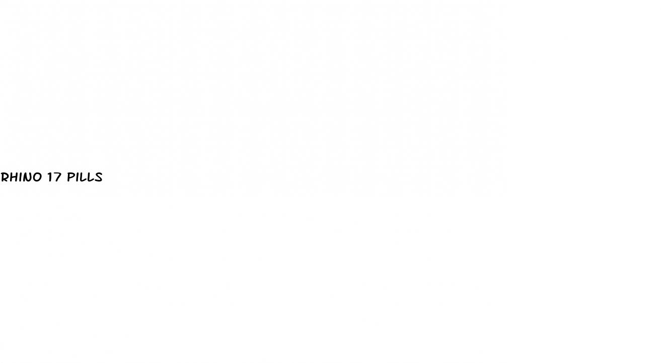 rhino 17 pills