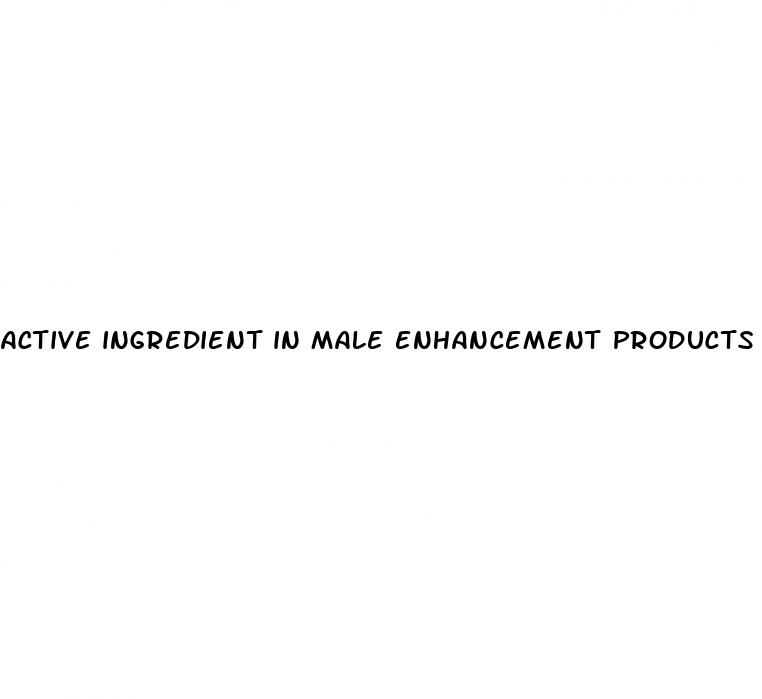 active ingredient in male enhancement products