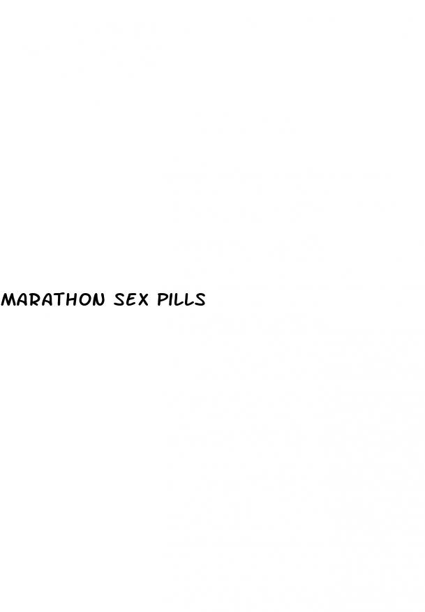 marathon sex pills