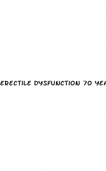 erectile dysfunction 70 year olds