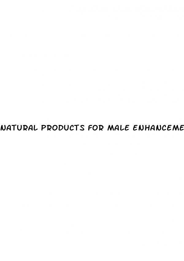 natural products for male enhancement