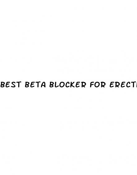best beta blocker for erectile dysfunction