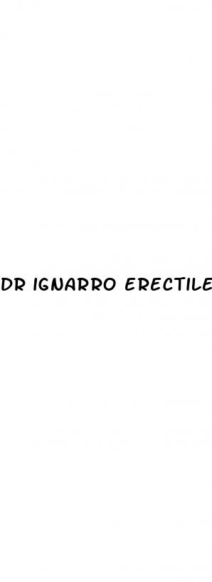 dr ignarro erectile dysfunction