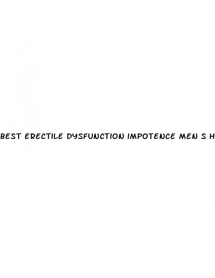 best erectile dysfunction impotence men s health