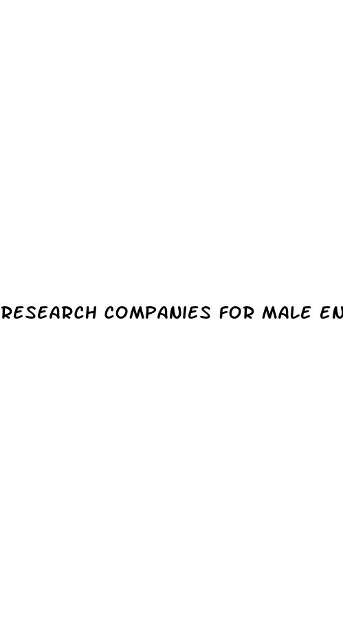 research companies for male enhancement