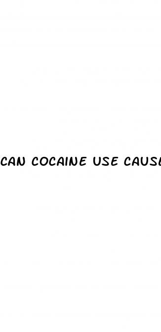 can cocaine use cause erectile dysfunction