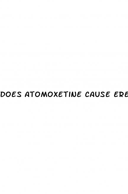 does atomoxetine cause erectile dysfunction