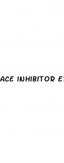 ace inhibitor erectile dysfunction