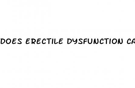 does erectile dysfunction cause low libido