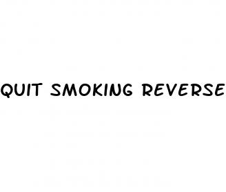quit smoking reverse erectile dysfunction