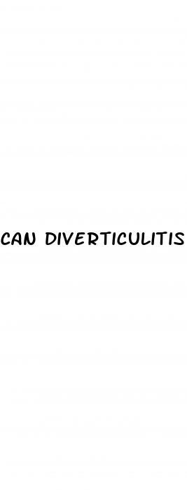 can diverticulitis cause erectile dysfunction