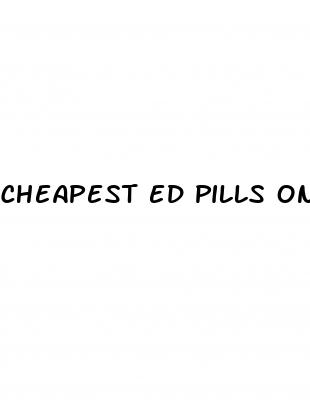cheapest ed pills online