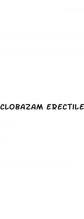 clobazam erectile dysfunction