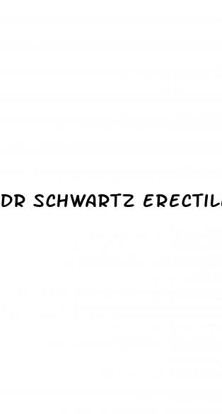 dr schwartz erectile dysfunction