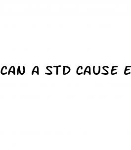 can a std cause erectile dysfunction