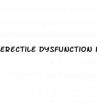 erectile dysfunction health issues