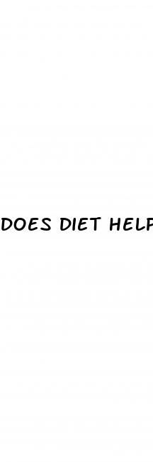 does diet help with erectile dysfunction