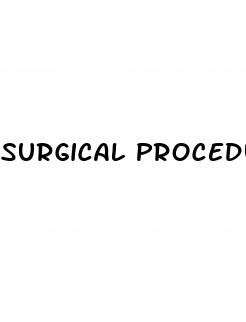 surgical procedure for erectile dysfunction