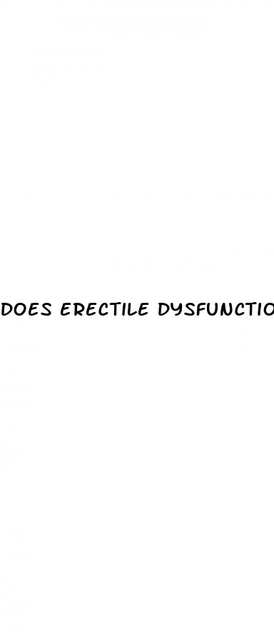 does erectile dysfunction mean low testosterone