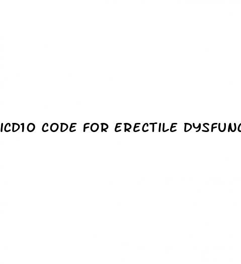 icd10 code for erectile dysfunction