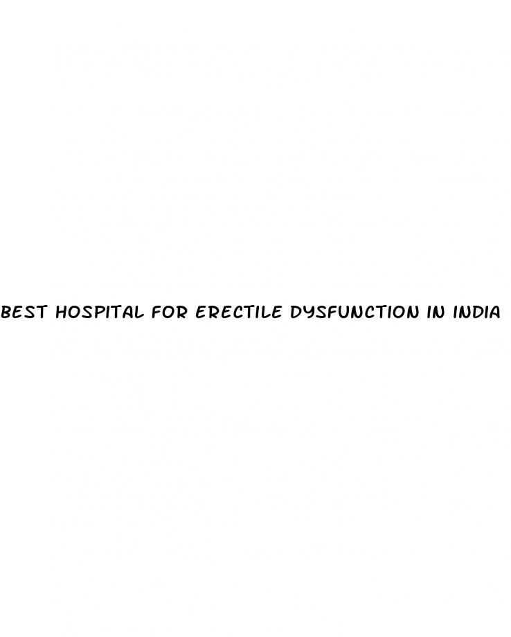 best hospital for erectile dysfunction in india