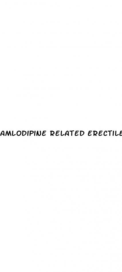 amlodipine related erectile dysfunction