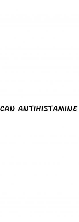 can antihistamine cause erectile dysfunction