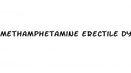 methamphetamine erectile dysfunction
