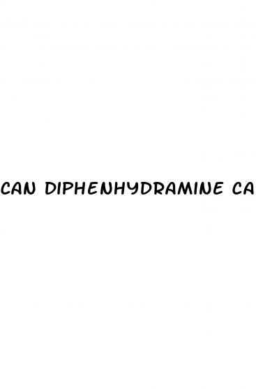 can diphenhydramine cause erectile dysfunction