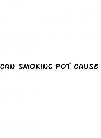 can smoking pot cause erectile dysfunction