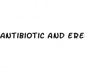 antibiotic and erectile dysfunction